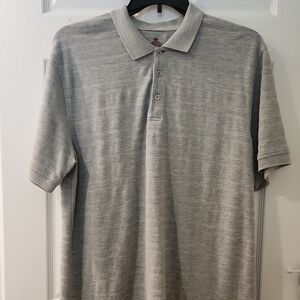 Reunion Gray Polo Shirt Men's Size L